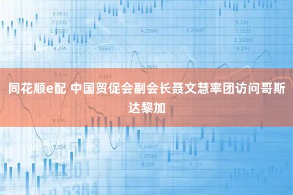 同花顺e配 中国贸促会副会长聂文慧率团访问哥斯达黎加