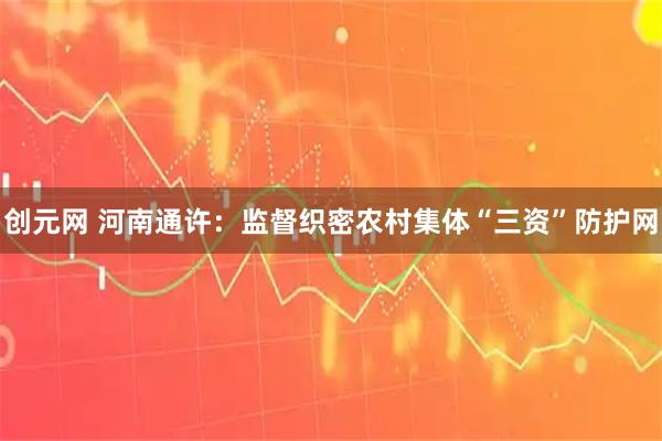 创元网 河南通许：监督织密农村集体“三资”防护网